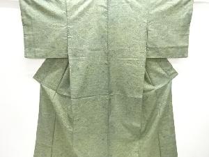 アンティーク　抽象模様本場大島紬着物(染)